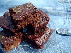 eat brownies