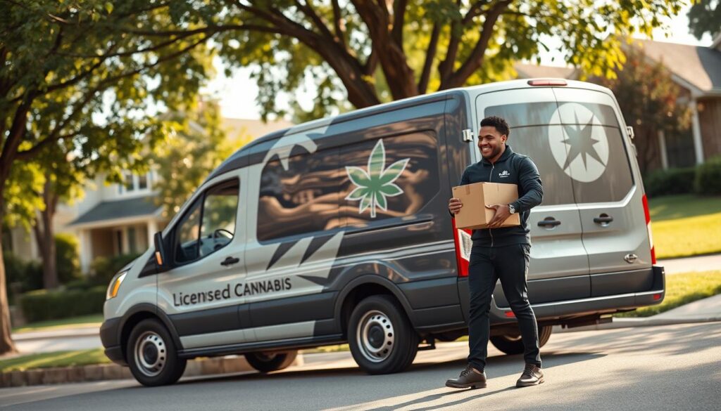 licensed cannabis delivery service