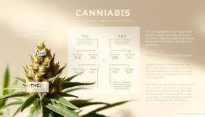 cannabis THC and CBD percentages explained