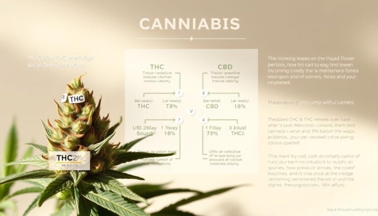 cannabis THC and CBD percentages explained